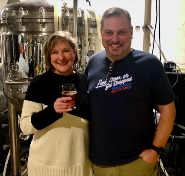 Chris and Jean Pal-Freeman, founders of Breakaway Brewing Co.